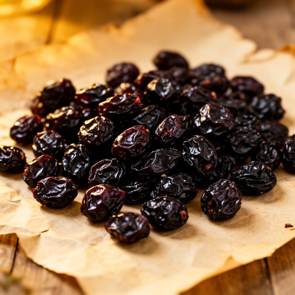 Premium Korinthian currants close-up